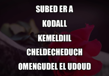 Subed er a Kemeldiil me a Cheldecheduch (Mar. 25-27, 2023)