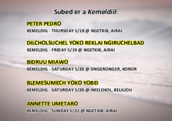 Subed er a Kemeldiil (May 18-21, 2023)