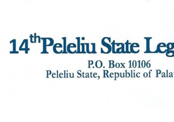 14TH PELELIU STATE LEGISLATURE – PUBLIC MEETING ON AUG. 4, 2023