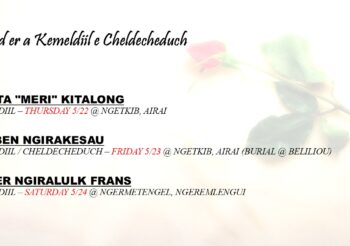 Subed er a Kemeldiil e Cheldecheduch (May 22-24, 2025)